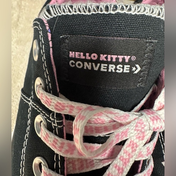 Converse Hello Kitty Sneakers - Black and Pink - Picture 2 of 11